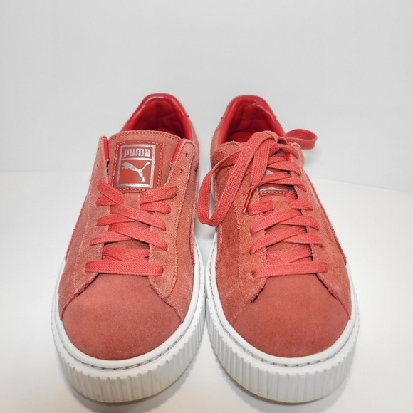 Puma Suede Platform Barbados Cherry - Picture 6 of 10